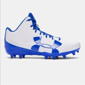 Awesome Under Armour UA Blue Fierce Phantom Cleats